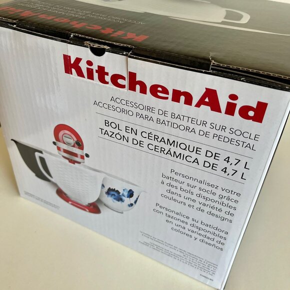 BRAND NEW IN BOX! KitchenAid 5 Qt Quart Fired Clay Ceramic Bowl KSM2CB5PFC - Picture 7 of 9